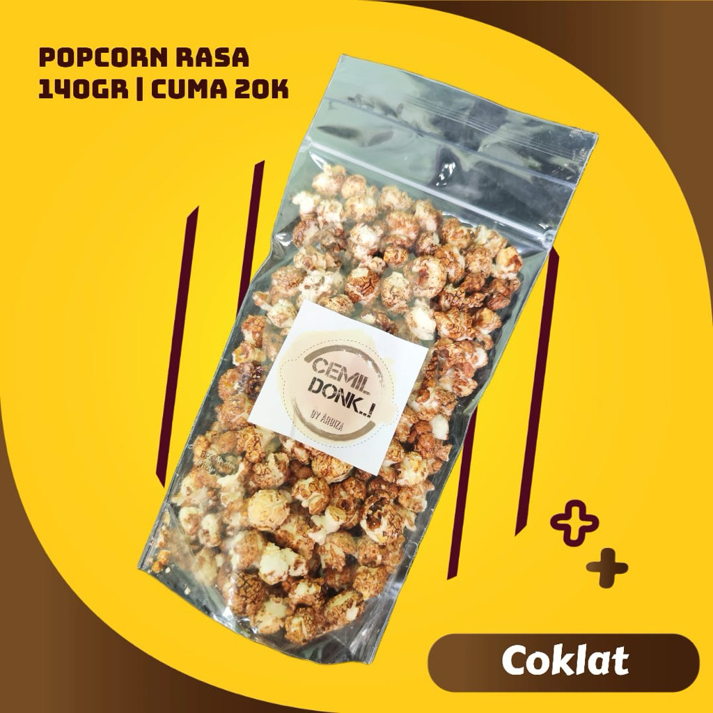 Jual POPCORN Rasa Cokelat 140gr | Shopee Indonesia