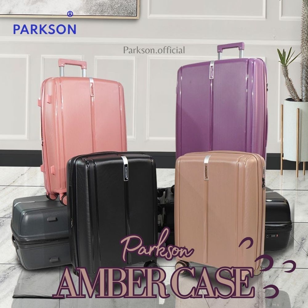 Jual Koper Parkson Amber Case PP609 double zipper polypropylene koper ...
