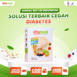 Vitameal -  Sereal Vitameal Sehat Multigrain Bantu Menstabilkan Gula Darah dan Menangkal Diabetes Kolesterol Alami Tanpa  Efek Samping Vitameal Diabetes Vitameal  Sereal  Vitameal Official Store Vitameal  MultigrainSereal paket 1 box 200 gram