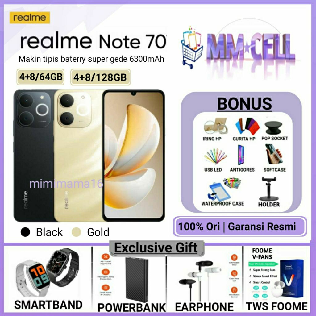 Jual Realme Note 70 Terlengkap & Harga Terbaru Agustus 2026 | Shopee ...