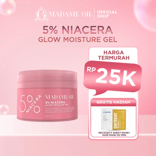 [GRATIS 2 HADIAH] Madame Gie 5% Niacera Glow Moisture Gel Moisturizer - Skincare Pelembab dan Pencerah Wajah