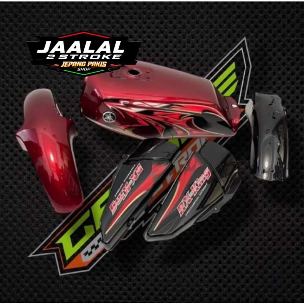 Jual Paket Full Set Cover Body Yamaha Rx King New Rx K 2006 List Naga ...