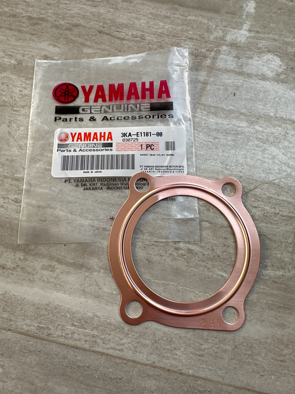 Jual Paking kop rx king Yamaha genuine part 100% original | Shopee ...