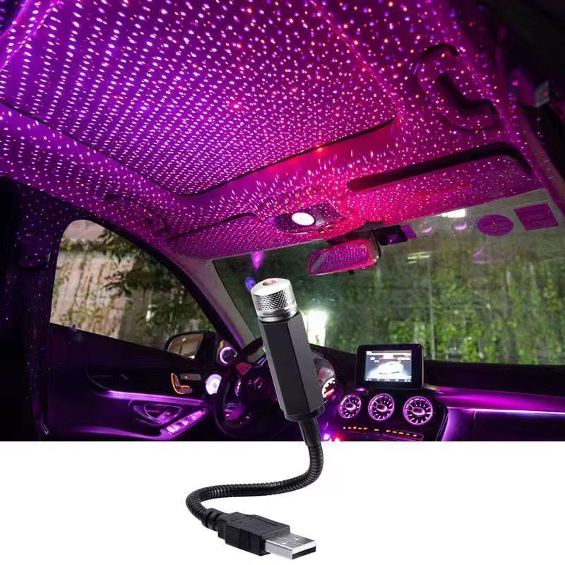 Jual Mini LED Car Roof Star Night Light Projector USB Adjustable ...