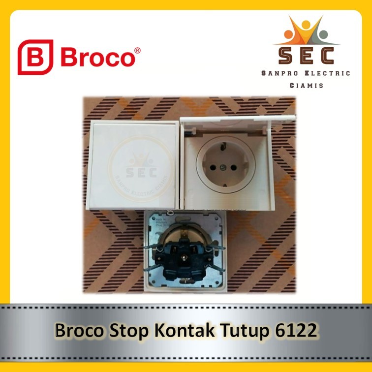 Jual STOP KONTAK BROCO IB INBOW TUTUP 6122 NEW GEE CREAM SOCKET ARDE ...
