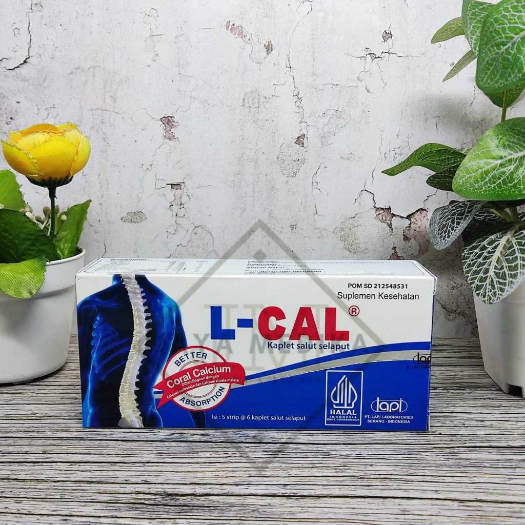 Jual L-Cal Box Isi 30 Tablet | Shopee Indonesia