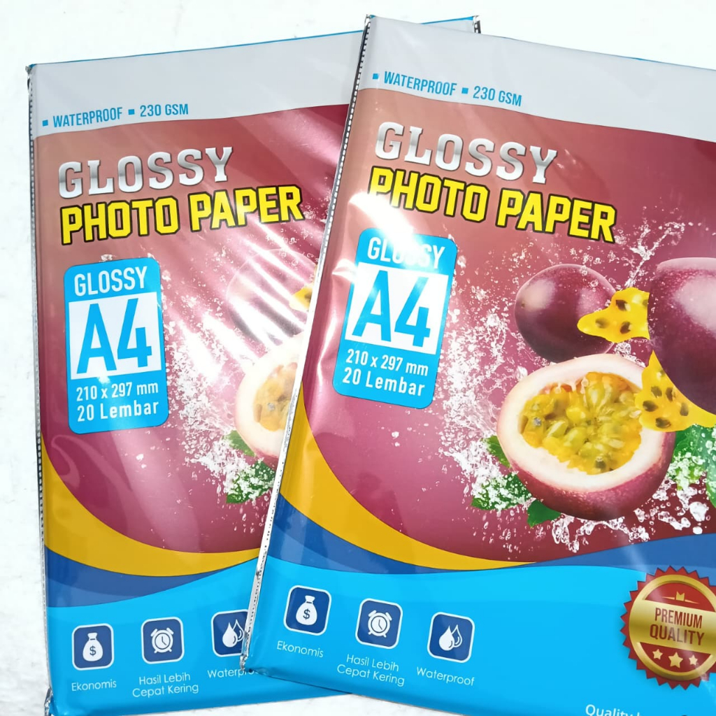 Jual Cleo A4 Glossy Photo Paper 230 GSM - Isi 20 Lembar | Kualitas ...