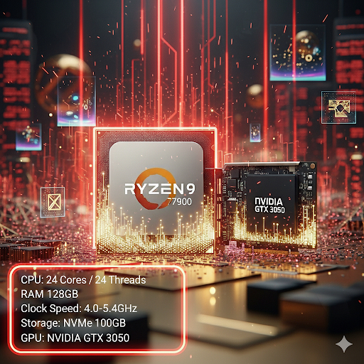Jual RDP GPU Ryzen 9 7900 Bergaransi – Full Akses Windows Server, GTX ...