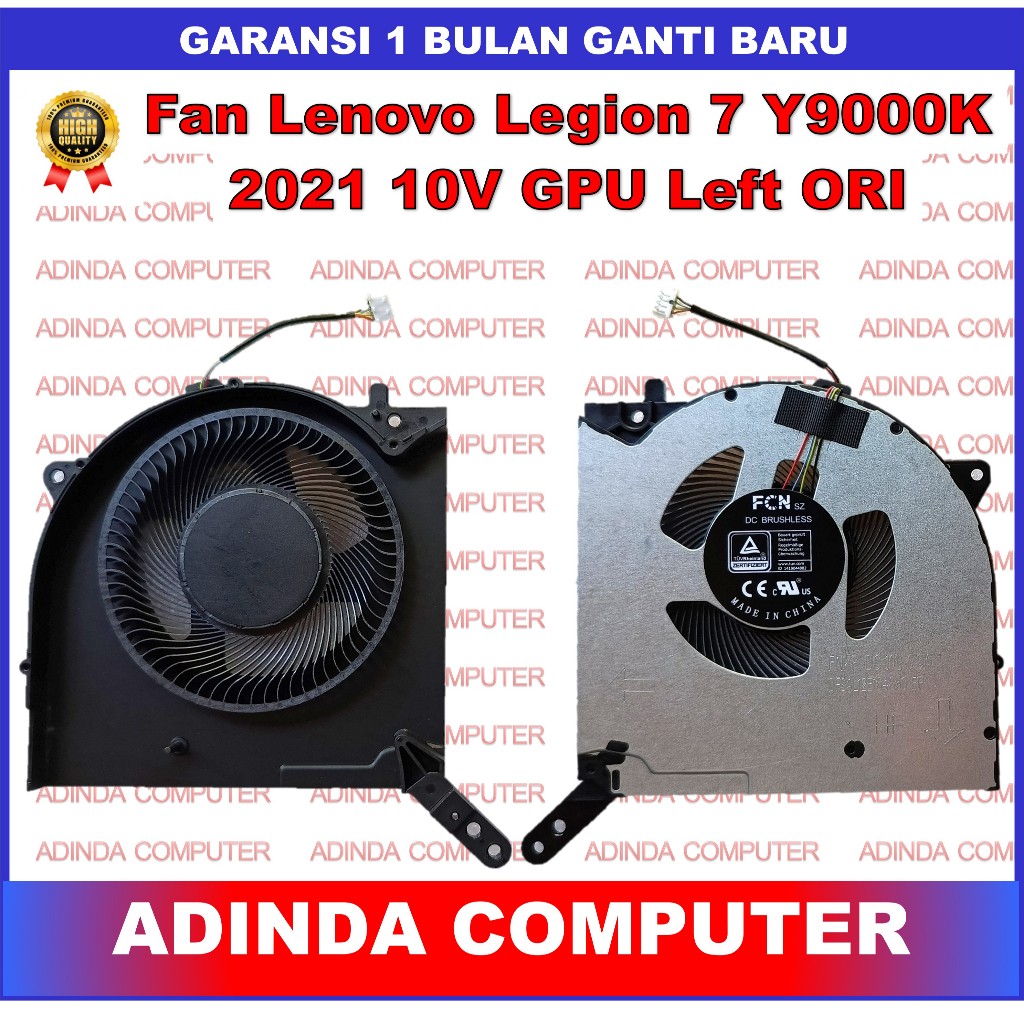 Jual Kipas Fan Lenovo Legion 7 Y9000K R9000K 16ACH 7-16ACHG6 82N6 FNKL ...
