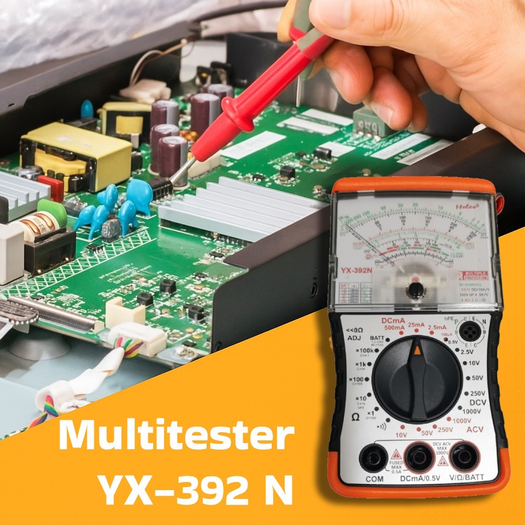 Jual MULTITESTER HELES YX392 TR - AVO METER ANALOG JARUM HELES YX-392N ...