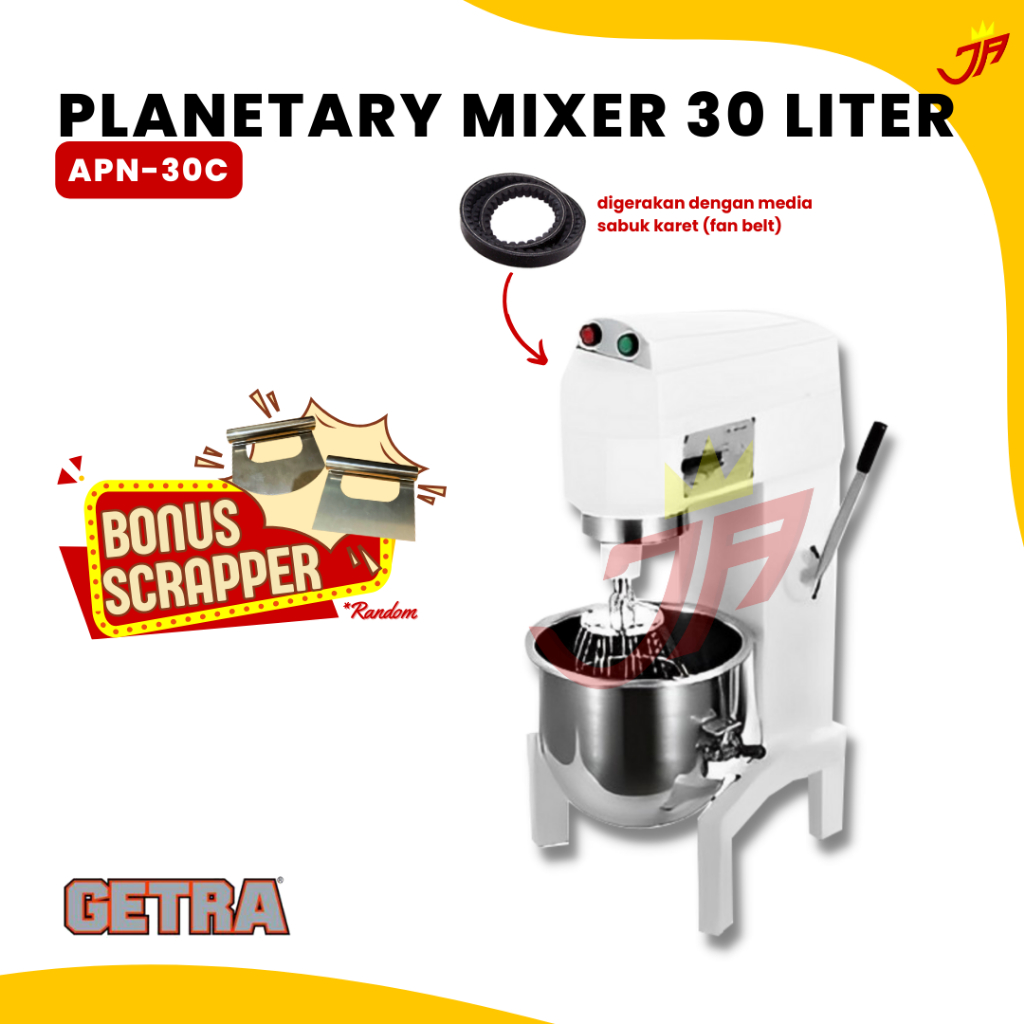 Jual Getra APN30C Planetary Mixer / Mixer Roti & Kue 30 LITER / APN-30C ...