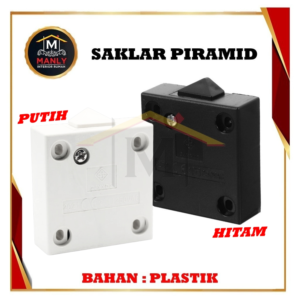 Jual Switch Piramid Otomatis On Off Sliding Cabinet Saklar Piramid ...