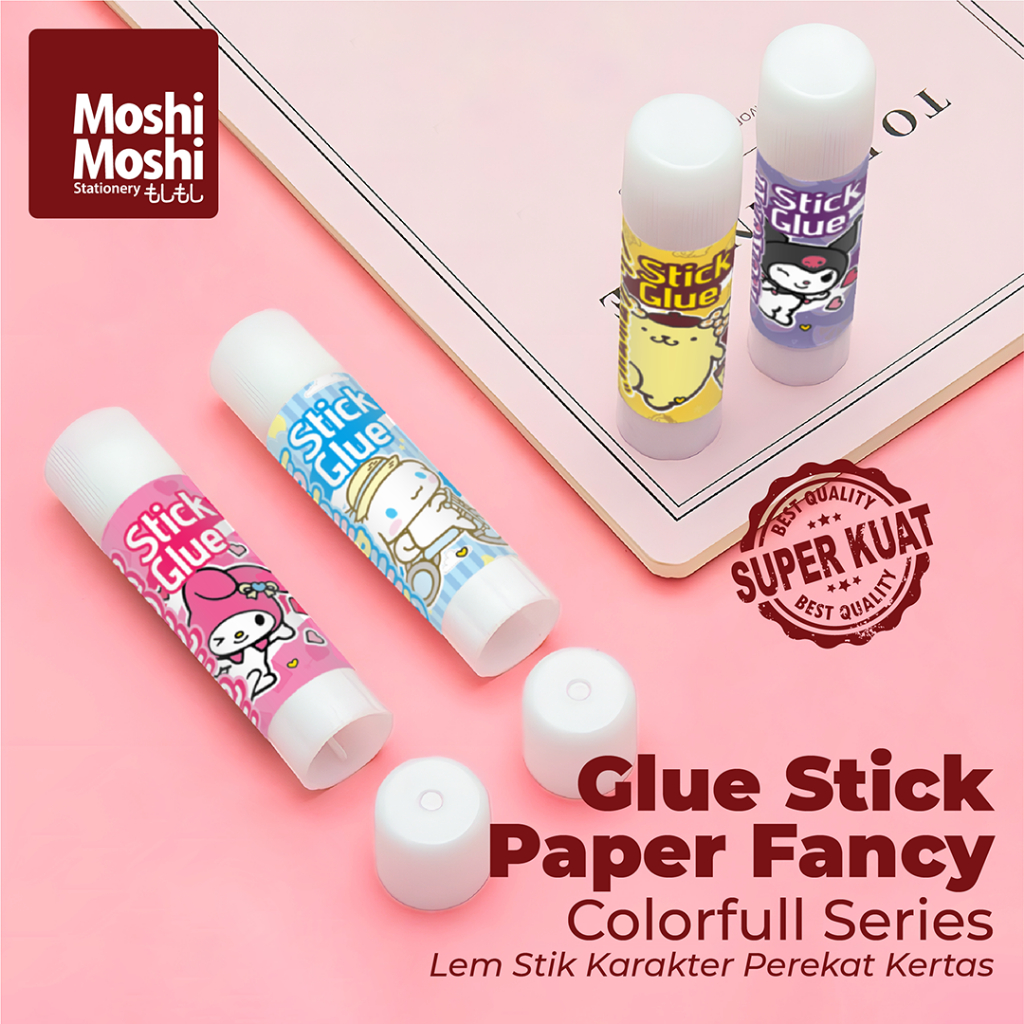 Jual Glue Stick Fancy Paper Lem Roll Stik Putar Gambar Karakter Perekat ...