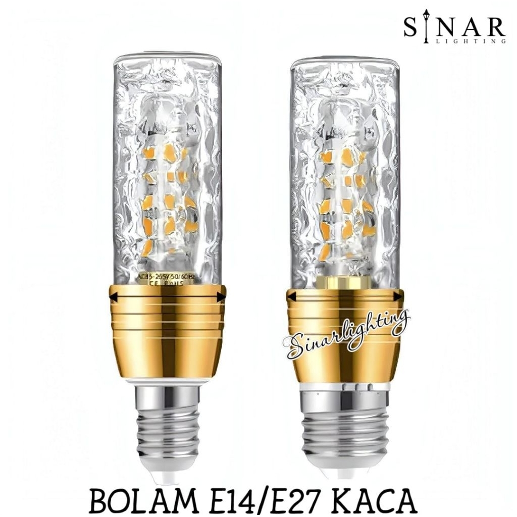 Jual Bohlam lampu hias LED ST12 E14/E27 (KACA) | Shopee Indonesia