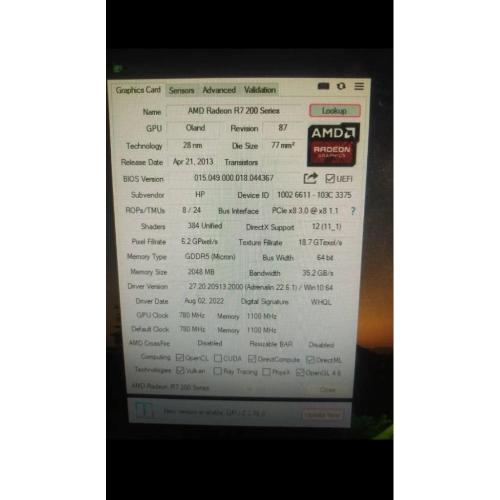 Jual vga Amd R7 200 Ddr5 2gb 64bit murah | Shopee Indonesia
