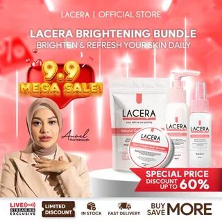 Lacera Brightening Bundling (Lotion, booster, serum and soap)