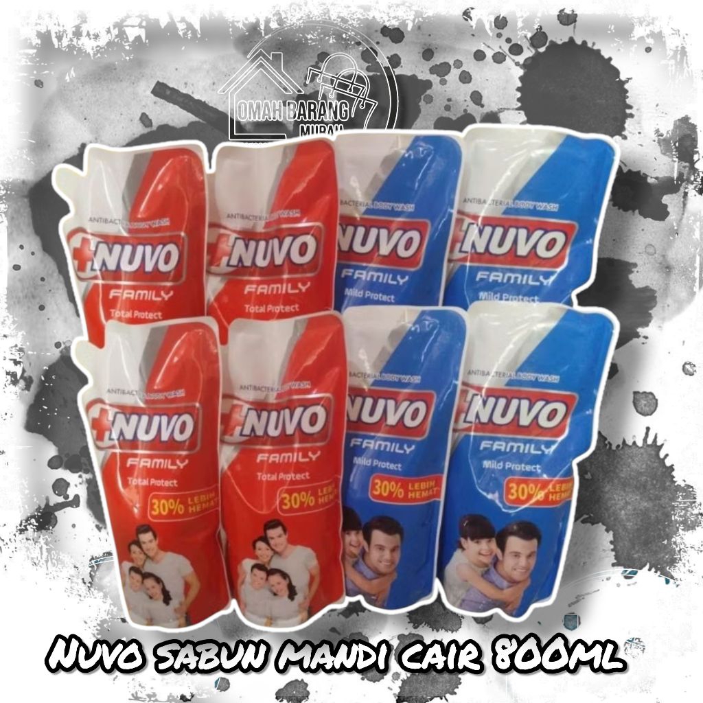 Nuvo sabun mandi  cair 825ml