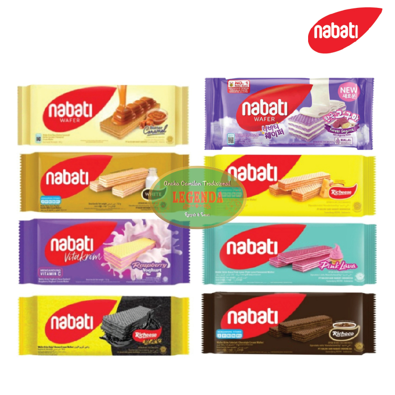 Jual Wafer Richeese NABATI 110 Gr Gram Manis Renyah Rasa Chocolate ...