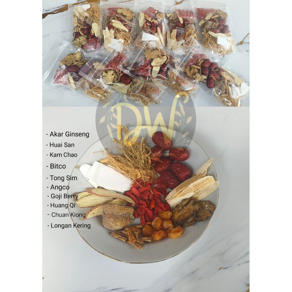 Jual DW Paket Ciakpo / Herbal Chicken Soup / Tim Ayam Obat / Suop ...