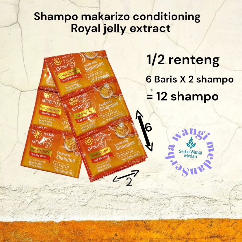 Jual Shampo makarizo sachet rentengan 12 PCS (24 shampo) - Makarizo ...