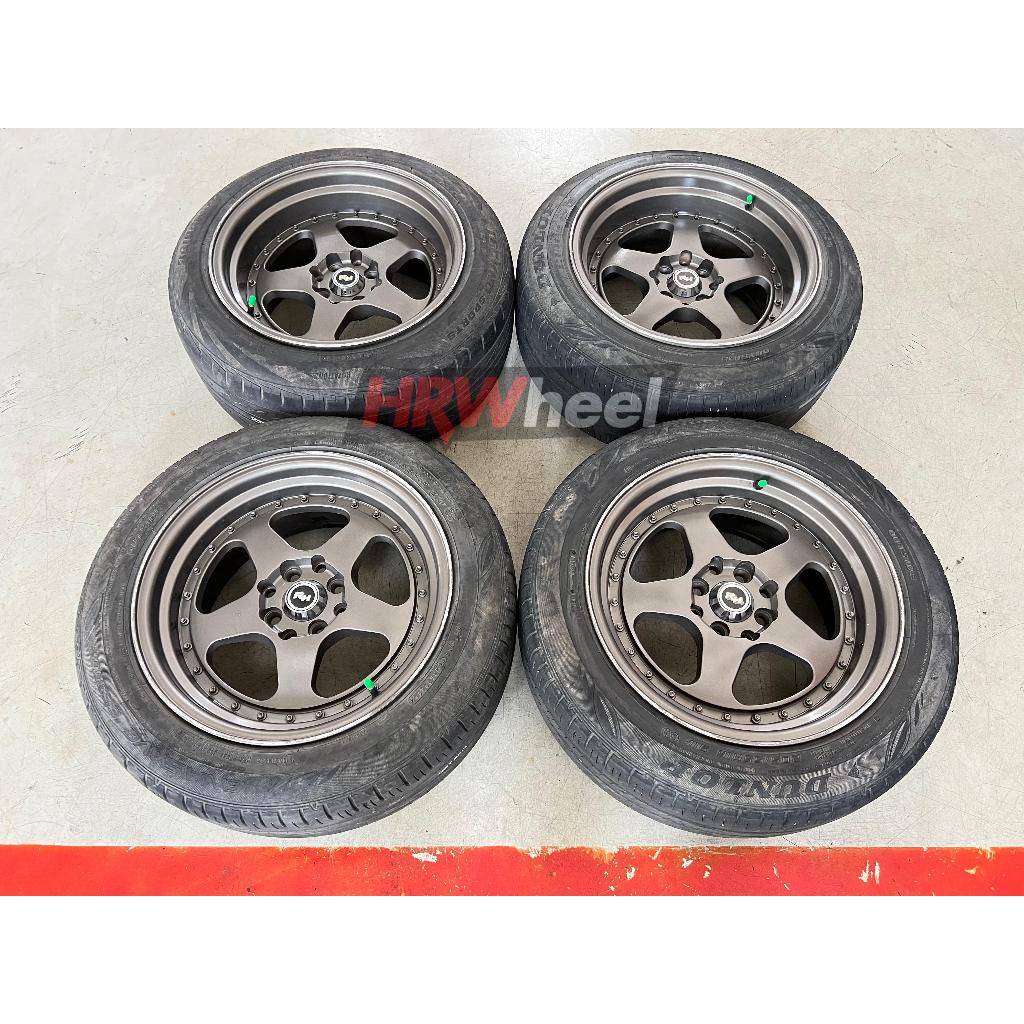 Jual Velg Bekas RH Racing R16 Ban Dunlop 205 55 R16 Buat Livina Avanza ...