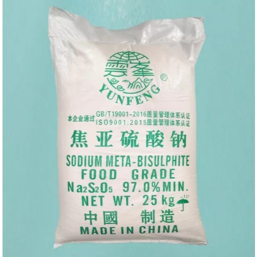 Sodium Metabisulfite Food Grade/ Natrium Metabisulfit / Metabisulfat - 25 KG