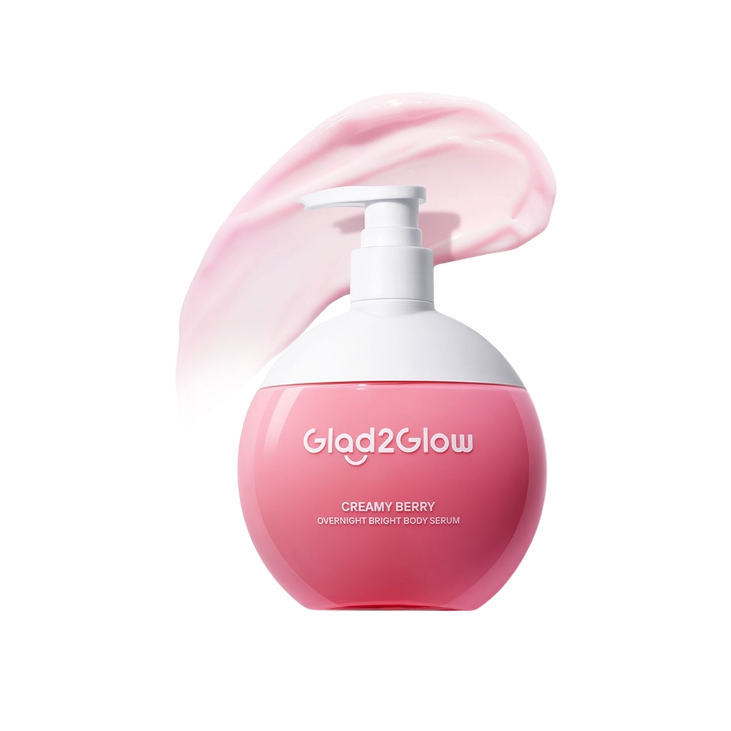 Jual GLAD2GLOW Body Serum Cream Berry 300l (449075) | Shopee Indonesia