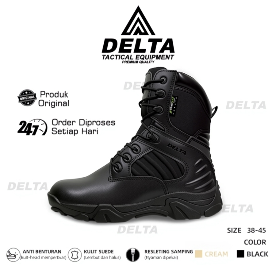 Jual 【DELTA】Sepatu 516 8 inch Import SEPATU PDL TACTICAL Sepatu Boots ...