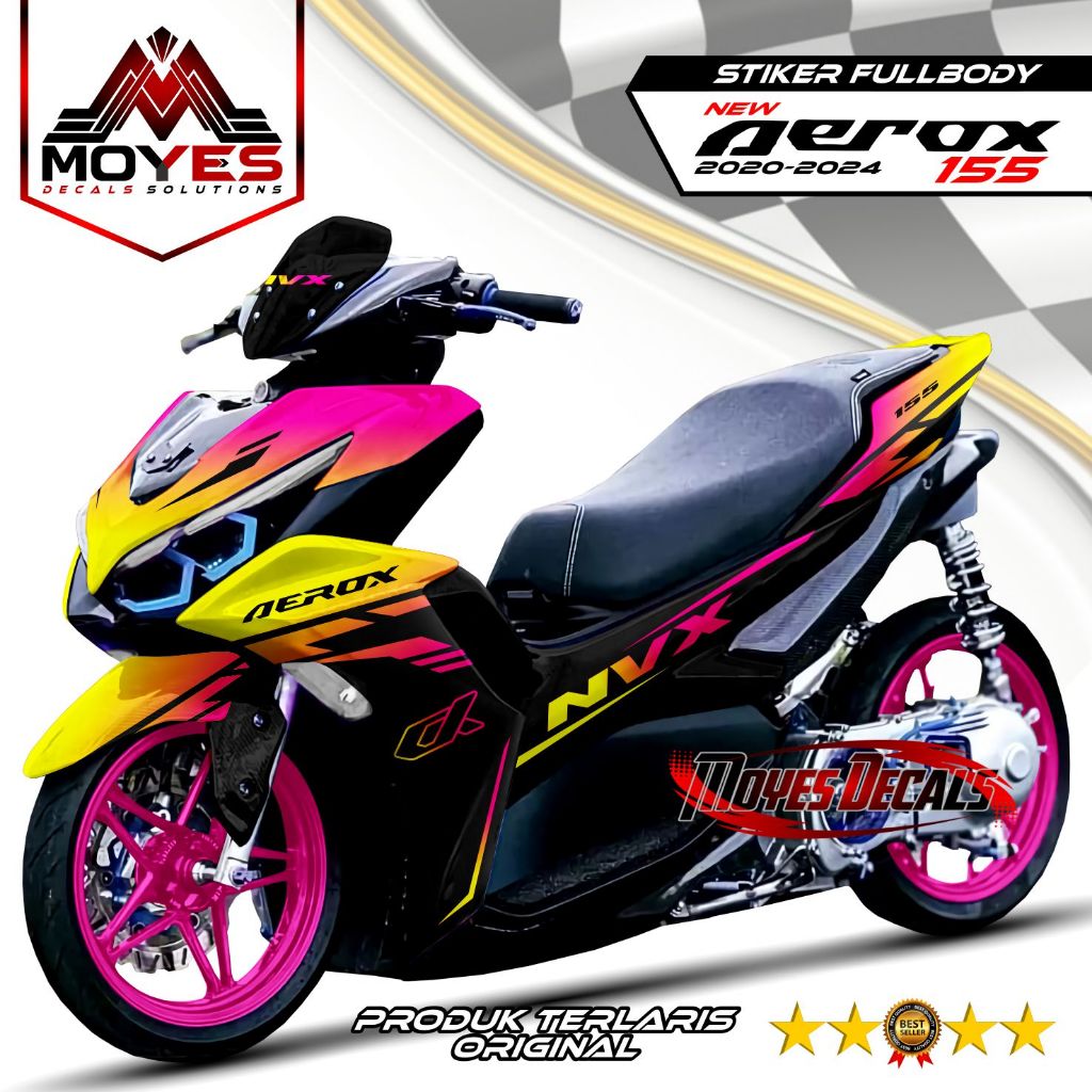 Jual Decal Sticker Variasi Fullbody All New Aerox 155 Connected List ...