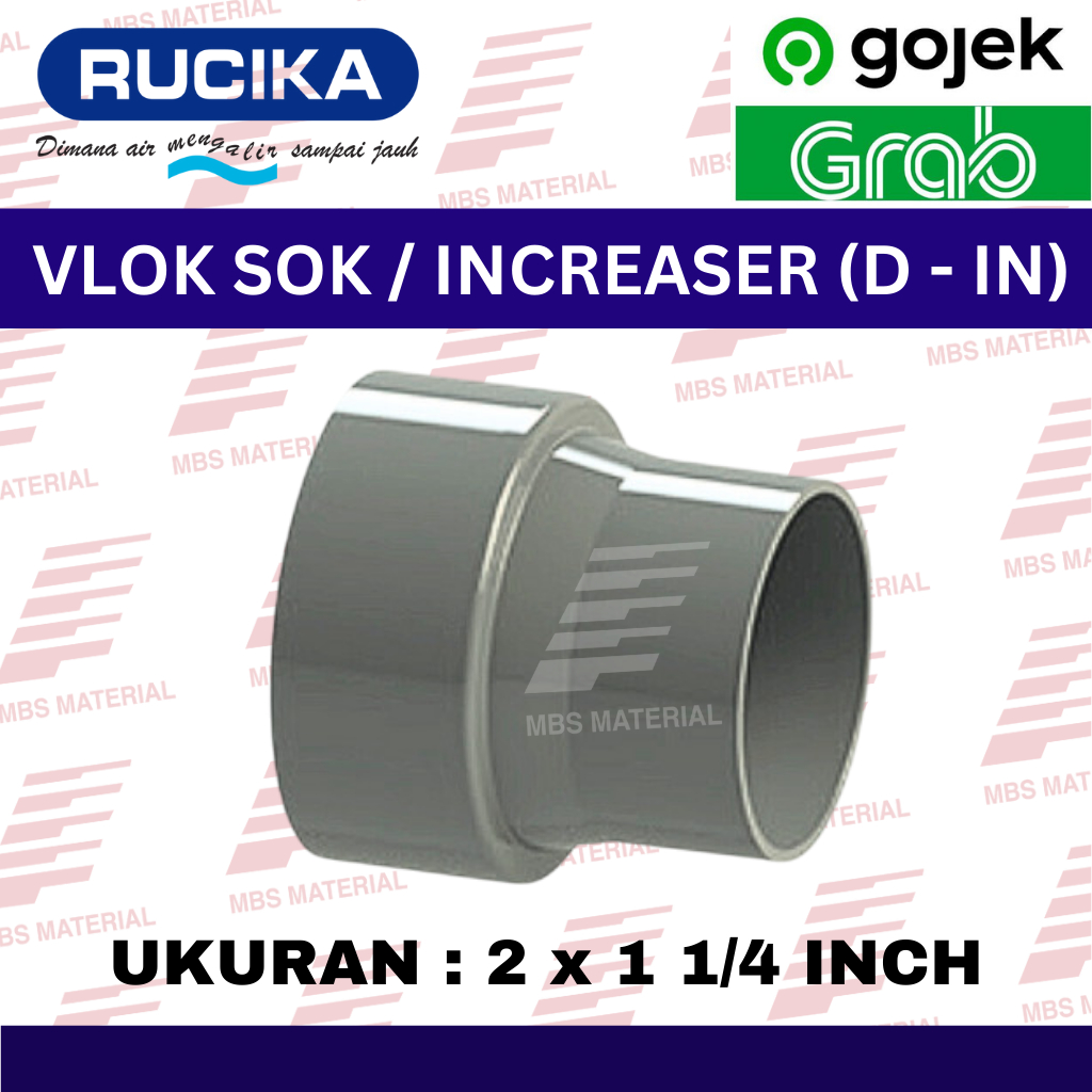 Jual INSTANT & SAME DAY | Fitting Increaser / Vlok Sok / V sok Rucika D ...