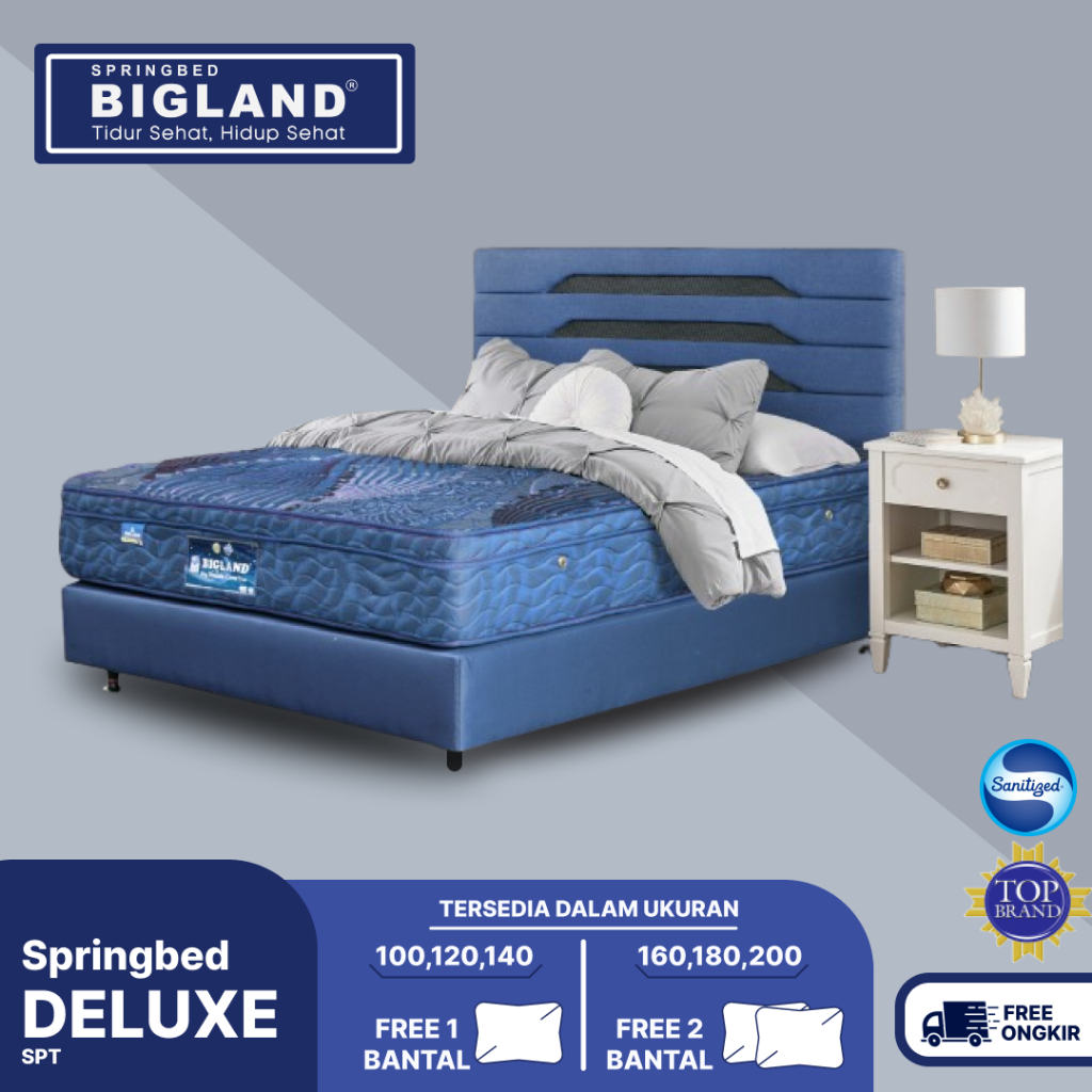 Jual Springbed Deluxe single plus top by Bigland | Shopee Indonesia