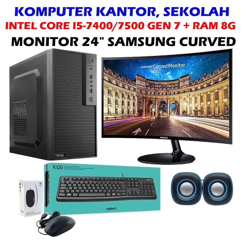 Jual PAKET KOMPUTER KANTOR CORE i5-7400 GEN 7 - PAKET KOMPUTER KANTOR ...