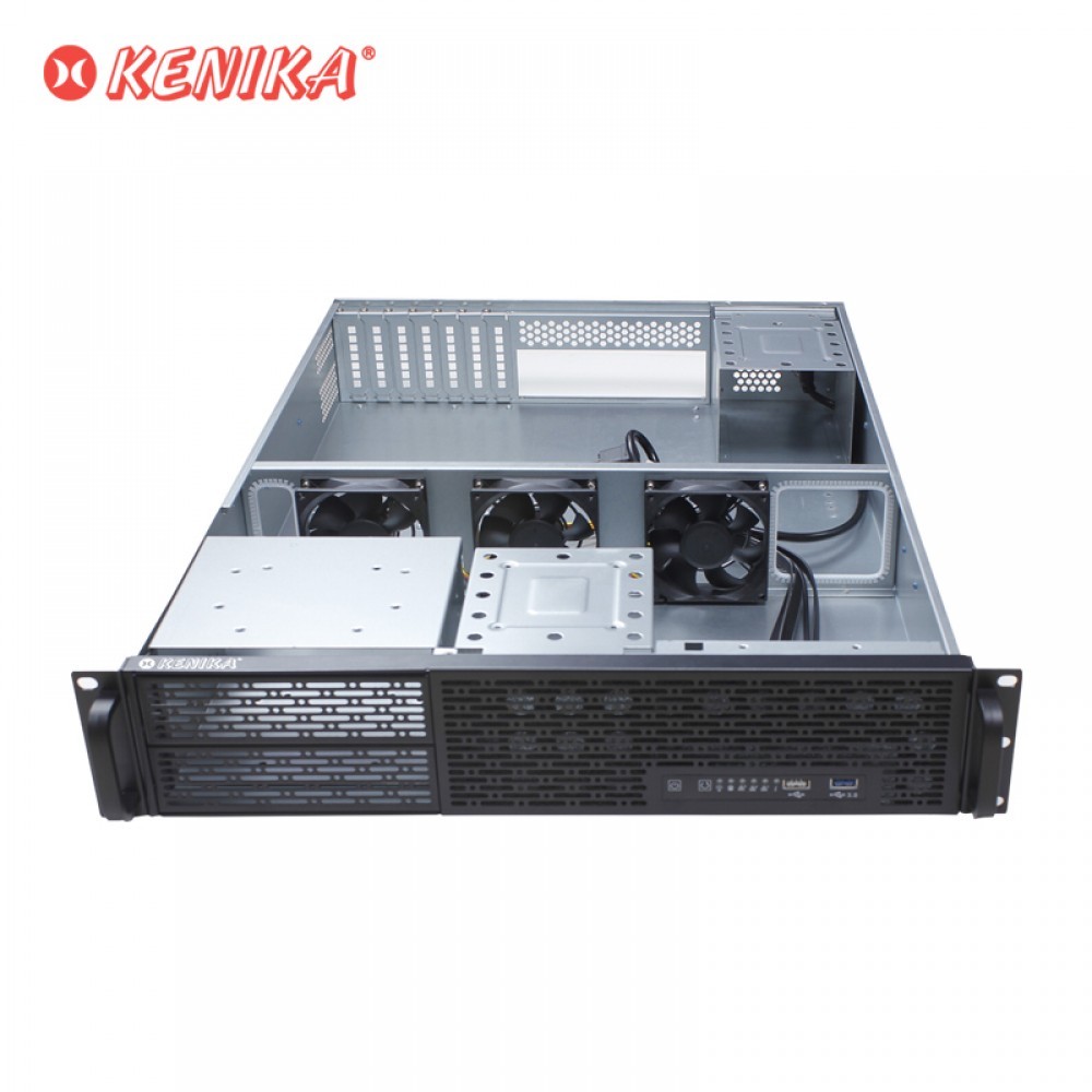 Jual KENIKA Rackmount Server Case 2U 650 [RMC-2U650] Casing Server ...