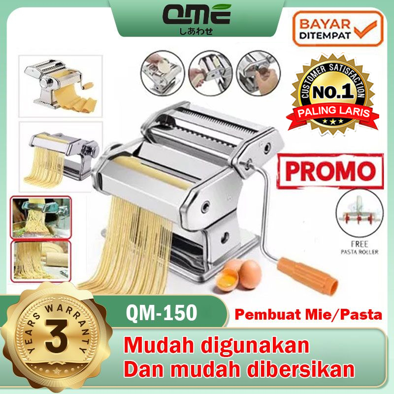 QME Pasta Maker Atlas Gilingan Mie Molen Pangsit Cetakan Mie