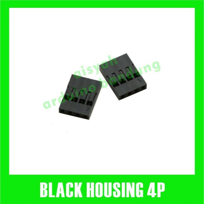 Jual HOUSING DUPONT 4P PLASTIC SHELL PIN HEADER JUMPER 1x4 2.54MM ...