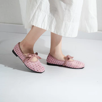 Camellia Sepatu Flat Shoes Pita Transparan Navisa Basic Collection