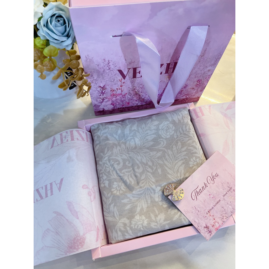 HiJab Gift Premium Exclusive UK Standar Free Bros Dan Card Ucapan