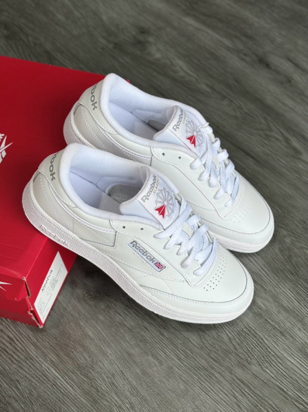 Jual (SALE) REEBOK CLUB 85 WHITE RESMI MAP INDONESIA | Shopee Indonesia