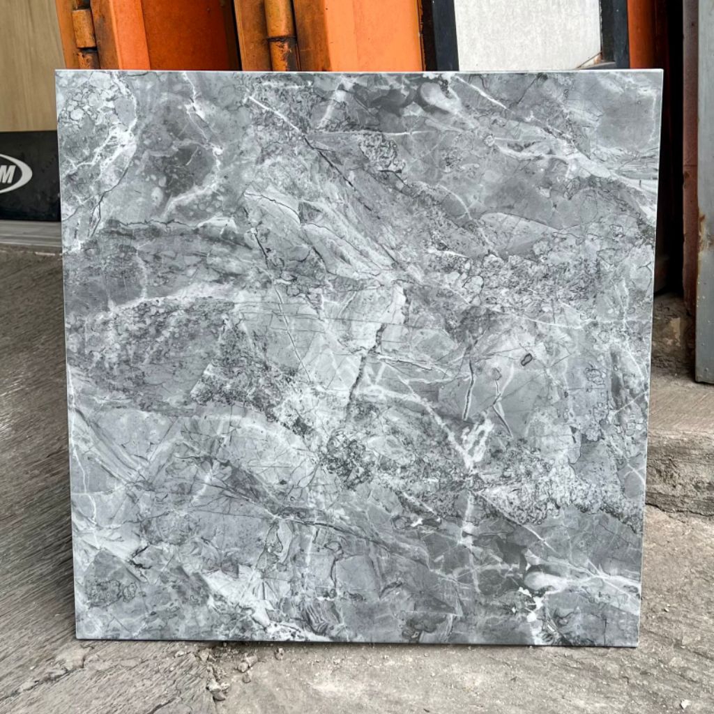 Jual Keramik Lantai 50x50 Asia Tile Fransisco Grey Glosyy Grade A ...