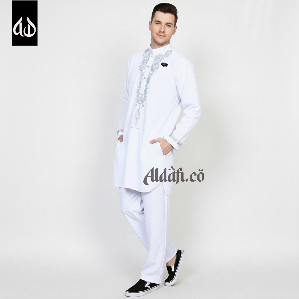 Setelan Gamis Pakistan Pria Dewasa model polos Terbaru - setelan koko pria muslim - baju koko dewasa