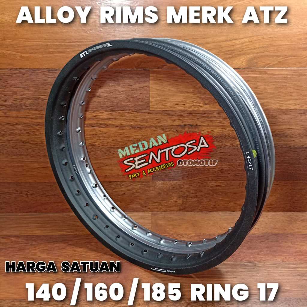 Jual ALLOY RIMS ATZ 140/160/185 RING 17 HARGA SATUAN ALLOY CUCI GUDANG ...