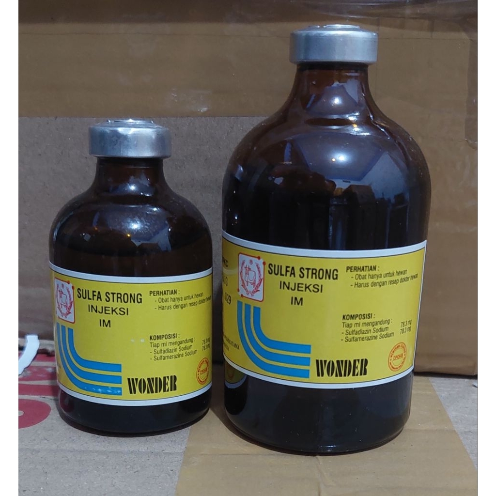 Jual SULFA STRONG inj (antibiotik untuk diare pada sapi,kerbau,domba ...