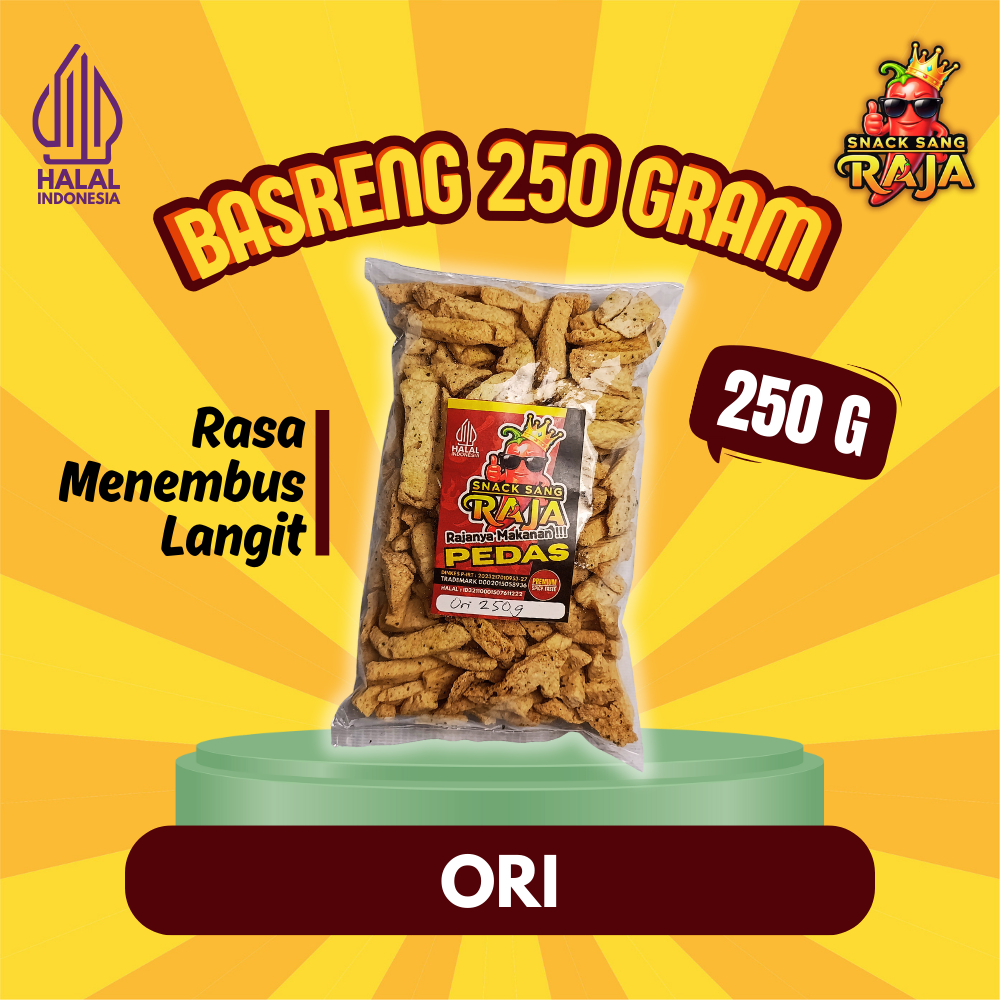Jual Snack Sang RAJA - Basreng Original Daun Jeruk 250gr Baso Goreng ...