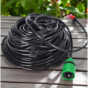 Set Irigasi Tetes Taman 30 Dripper Garden Watering Kit - LL-37 - Black