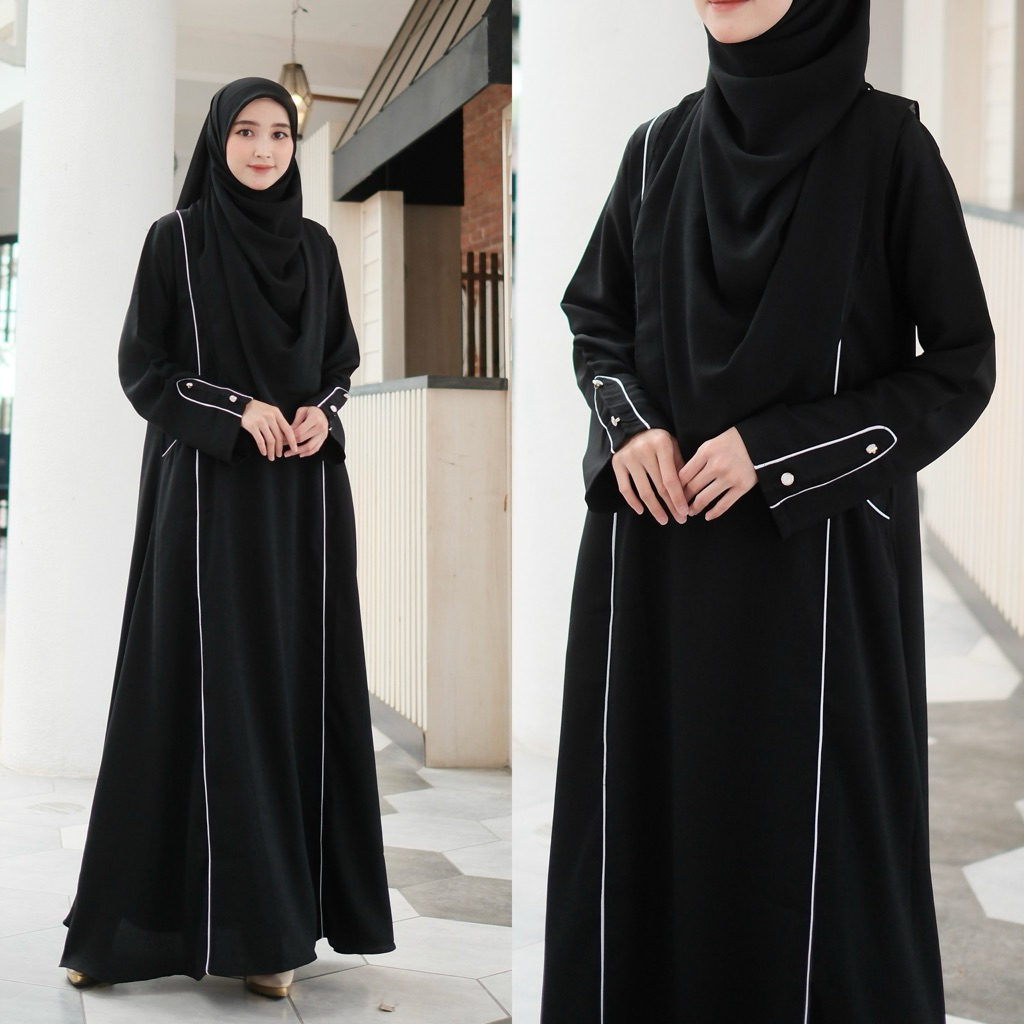 gamis abaya 3 点セット Jual ZETTA ABAYA by SABRINA - GAMIS WANITA MUSLIM MODEL ABAYA