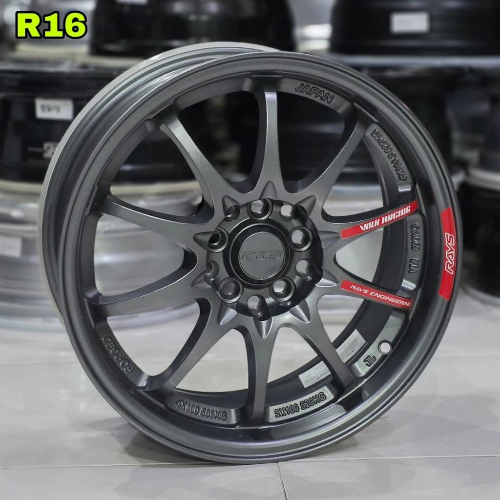 Jual velg racing r16 pcd 5x100 - 5x114,3 VOLKRAYS CE28 FLOW FORMING ET ...