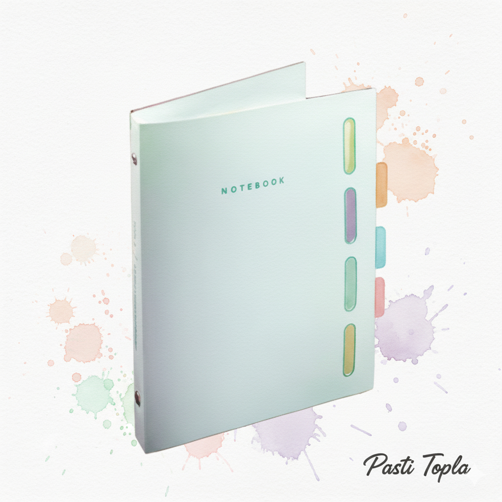 Jual Binder/Buku Catatan/Binder Note Warna Pastel Ukuran A5 Topla ...