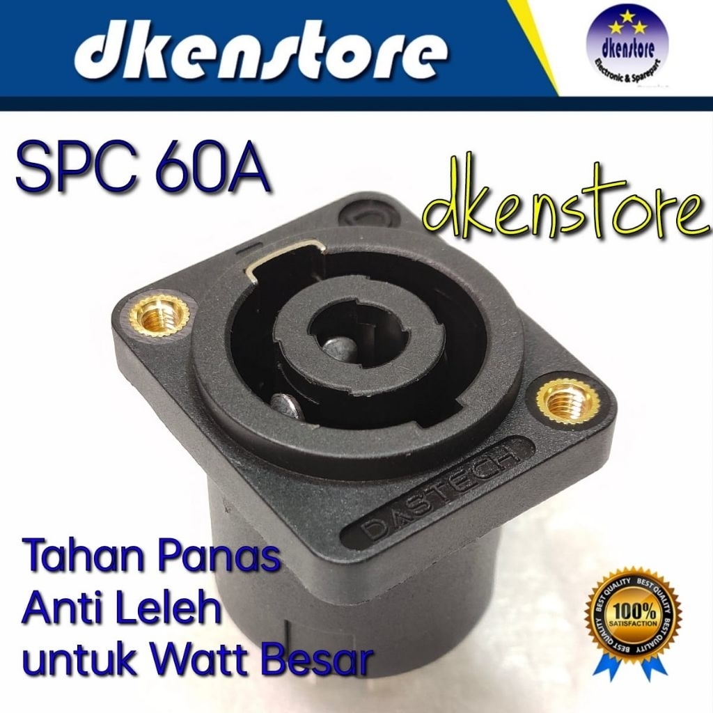 Jual Soket Spikon Dastech SPC60A Original Terminal Speaker spiker spc ...