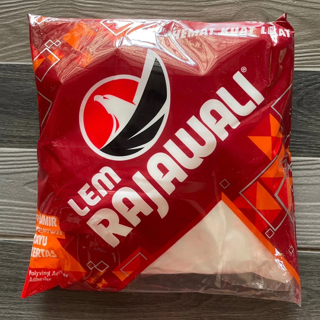 Jual Lem Rajawali putih kecil 400gr | lem PVAC | plamir ½ kilo lem ...