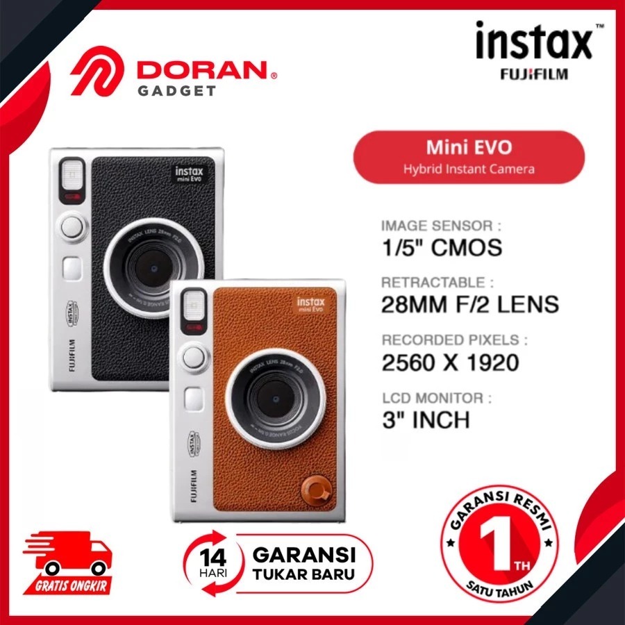 Jual FUJIFILM Instax Mini Evo Direct Print Instant Camera - Garansi ...